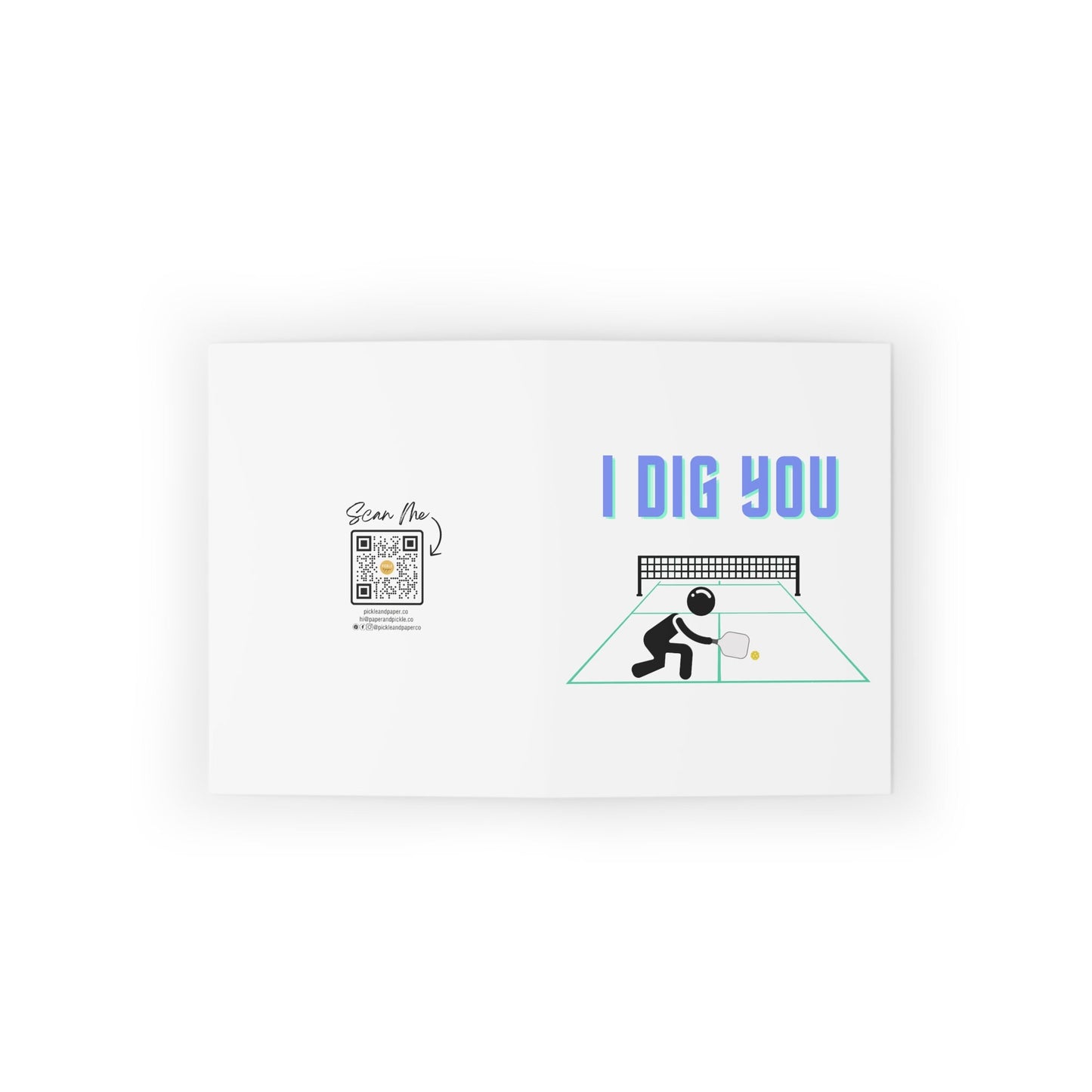 I Dig You Pickleball Greeting Card