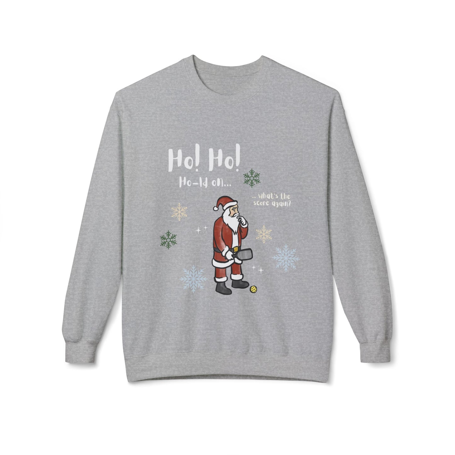 Festive Santa Pickleball Christmas Sweater