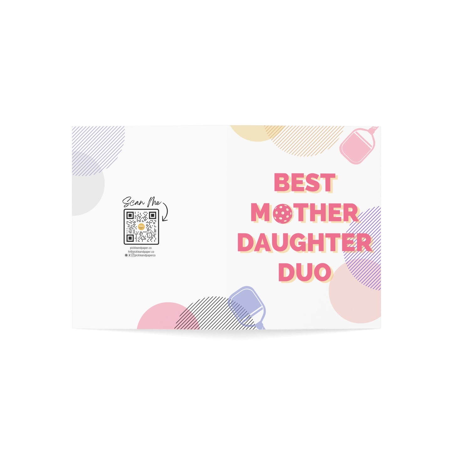 Best Mother Daughter Duo Pickleball Card