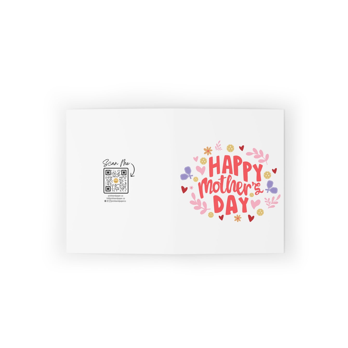 Happy Mother's Day Pickleball Greeting Card