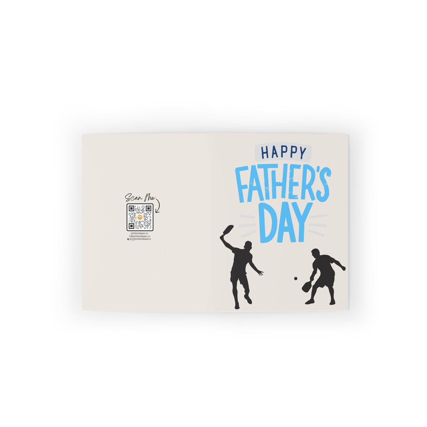 Happy Father's Day Amazing Pickleballer and Dad Greeting Card