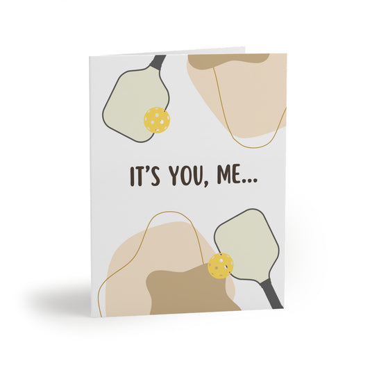 It's You, Me and Your Two-ey Pickleball Greeting Card