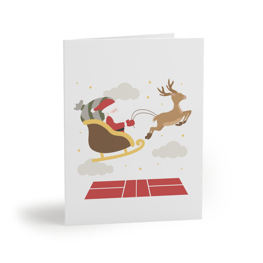 Sleighing on the Pickleball Court Christmas Card