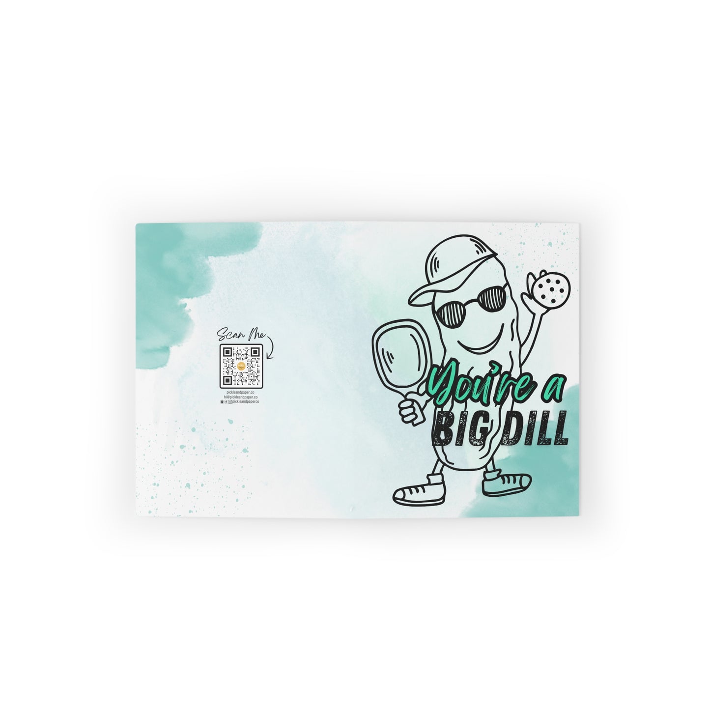 You're a Big Dill Pickleball Greeting Card