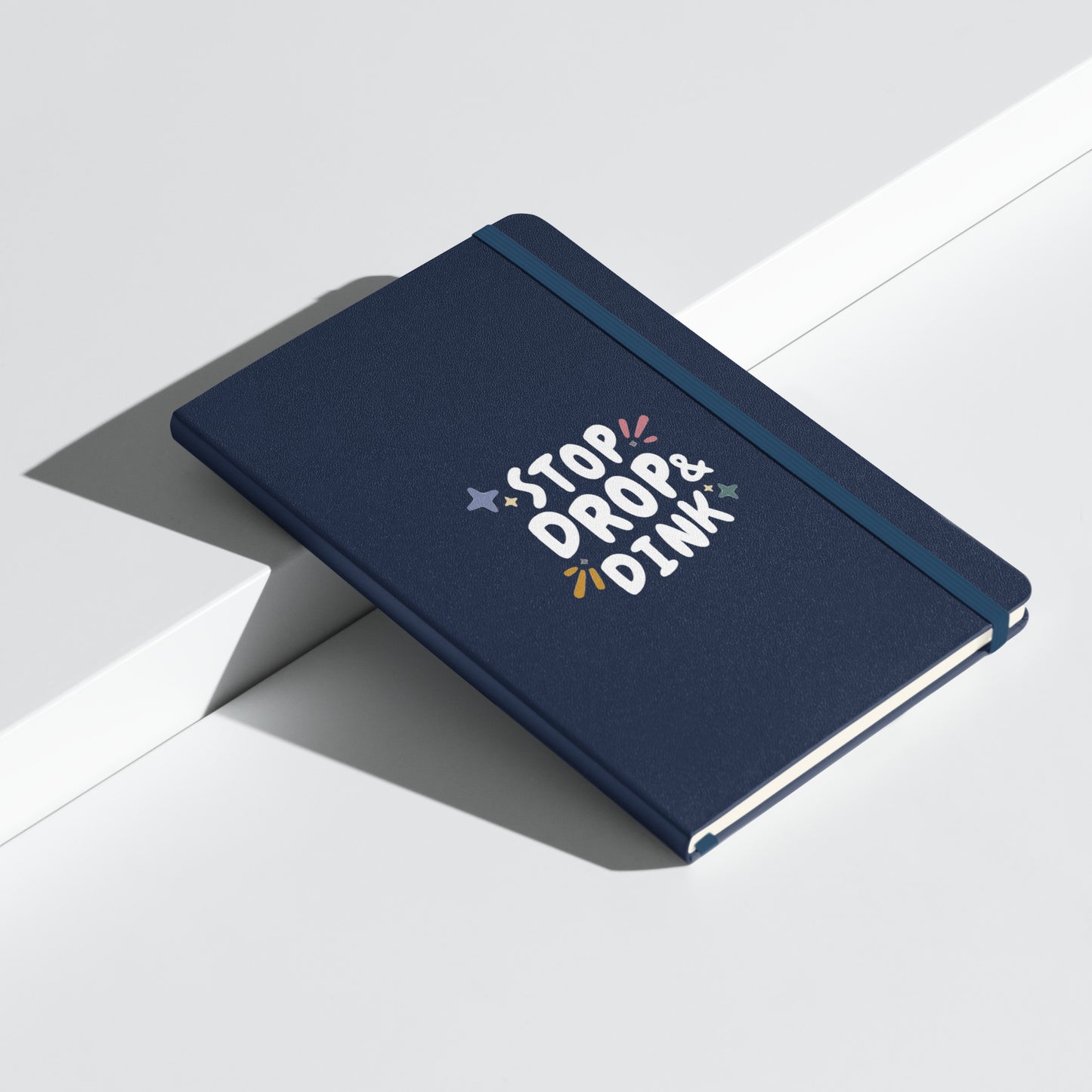 Stop, Drop & Dink Pickleball Notebook | Hardcover Bound Pickleball Journal