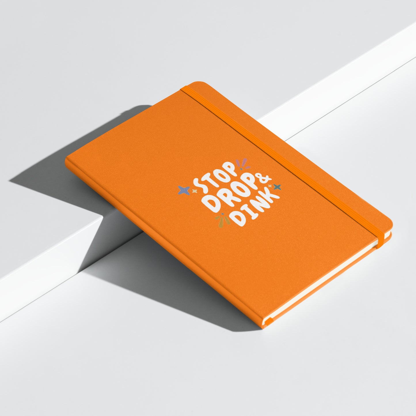 Stop, Drop & Dink Pickleball Notebook | Hardcover Bound Pickleball Journal