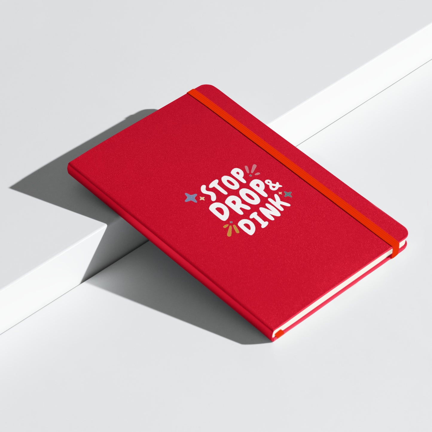 Stop, Drop & Dink Pickleball Notebook | Hardcover Bound Pickleball Journal