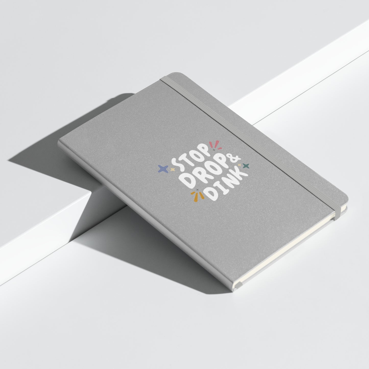 Stop, Drop & Dink Pickleball Notebook | Hardcover Bound Pickleball Journal