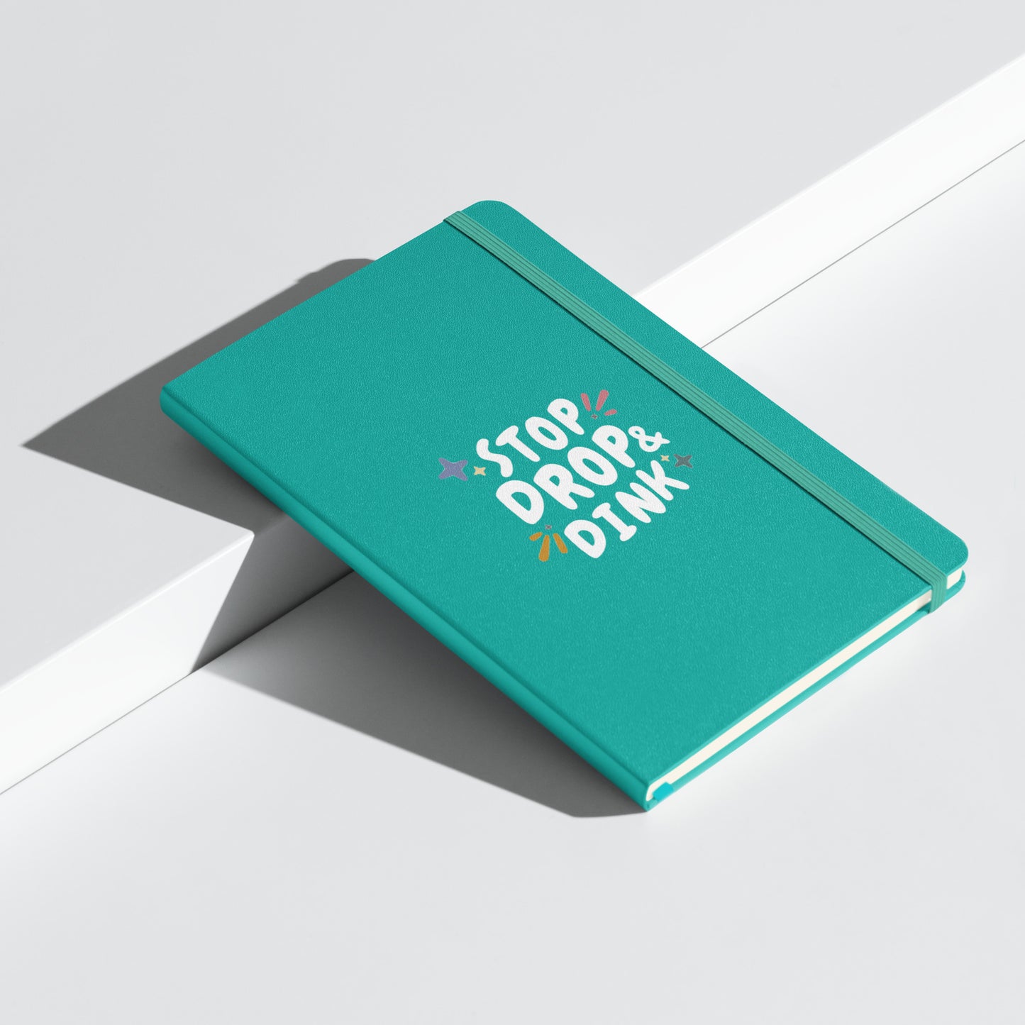 Stop, Drop & Dink Pickleball Notebook | Hardcover Bound Pickleball Journal