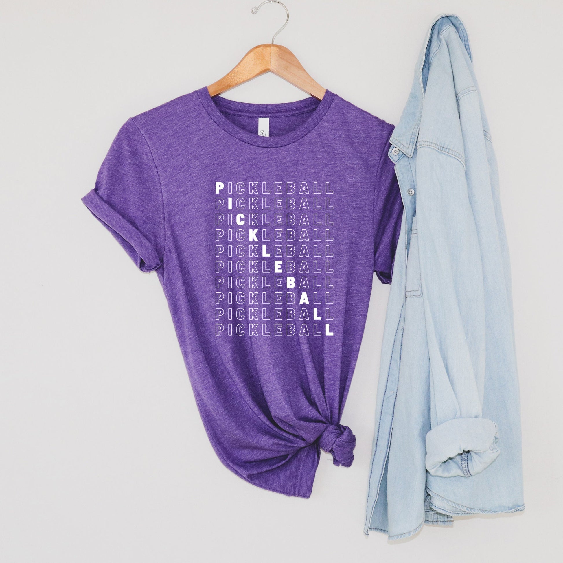 Pickleball T-Shirt | Modern Pickleball Short Sleeve Unisex Tee | Women's and Men's Pickleball Shirt | Best Pickleball Gifts