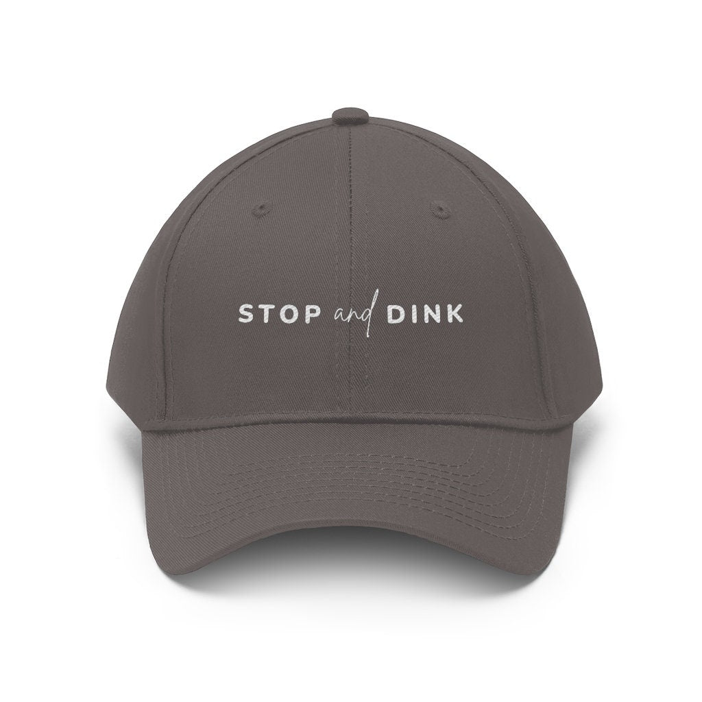 Stop and Dink Pickleball Hat | Funny Pickleball Hats | Punny Pickleball Cap | Best Pickleball Gifts