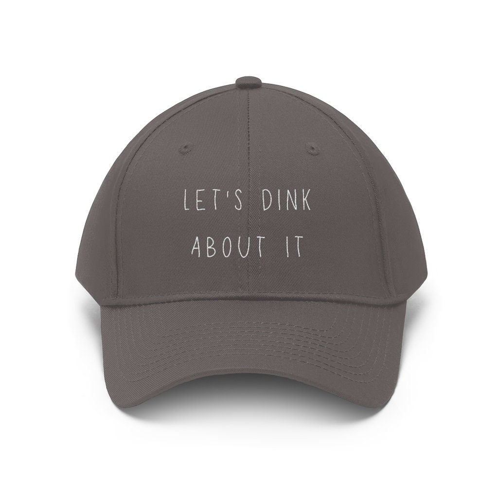 Let's Dink About It Pickleball Hat | Funny Pickleball Hats | Punny Pickleball Cap | Best Pickleball Gifts