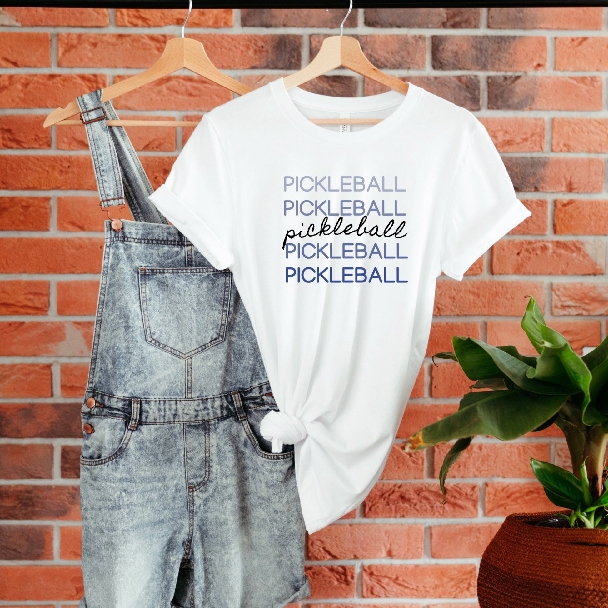 Modern Pickleball T-Shirt | Cute Short Sleeve Unisex Tee for Picklers | Women's and Men's Pickleball Shirt | Best Pickleball Gifts
