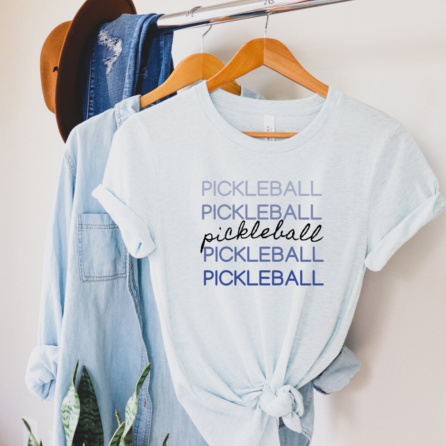 Modern Pickleball T-Shirt | Cute Short Sleeve Unisex Tee for Picklers | Women's and Men's Pickleball Shirt | Best Pickleball Gifts