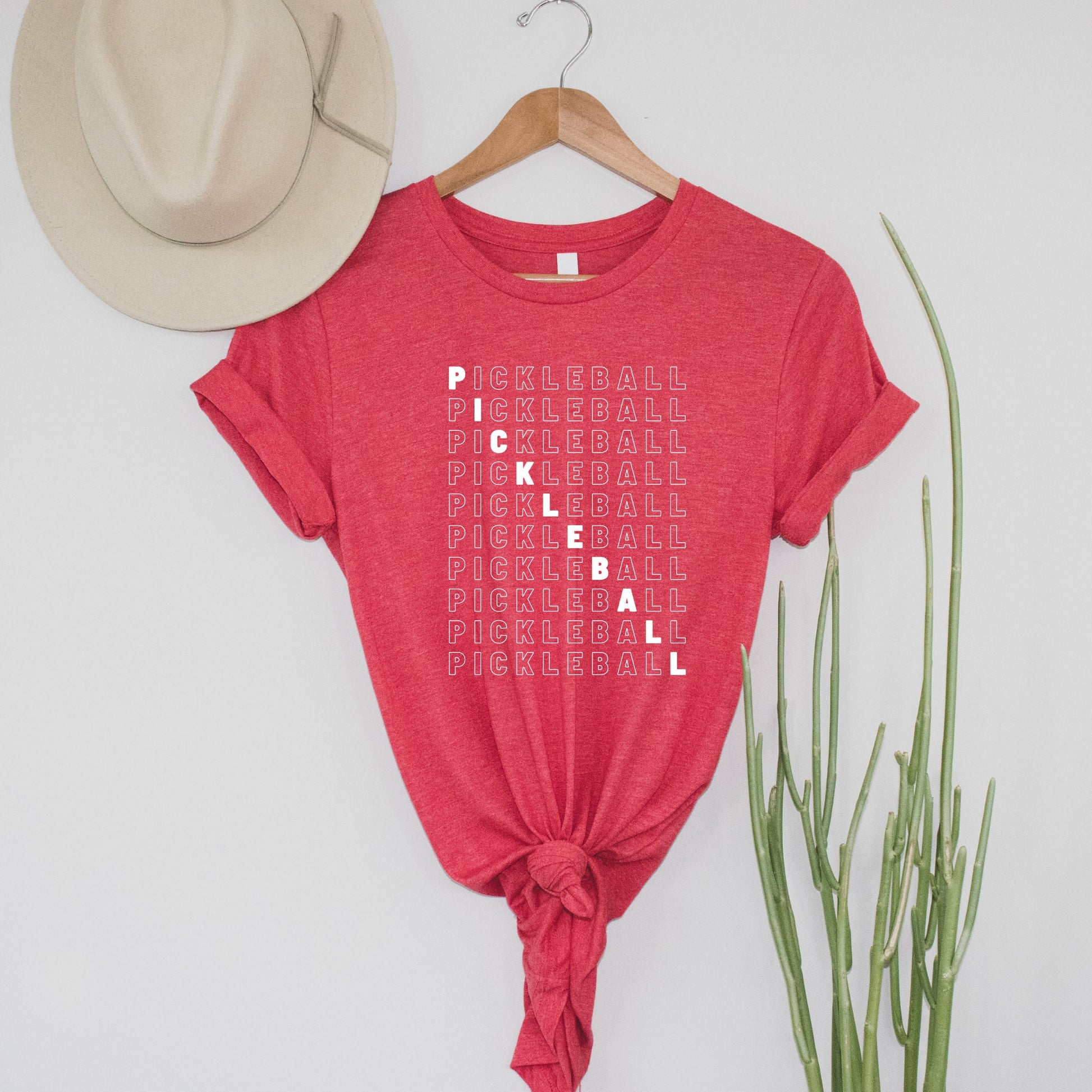 Pickleball T-Shirt | Modern Pickleball Short Sleeve Unisex Tee | Women's and Men's Pickleball Shirt | Best Pickleball Gifts