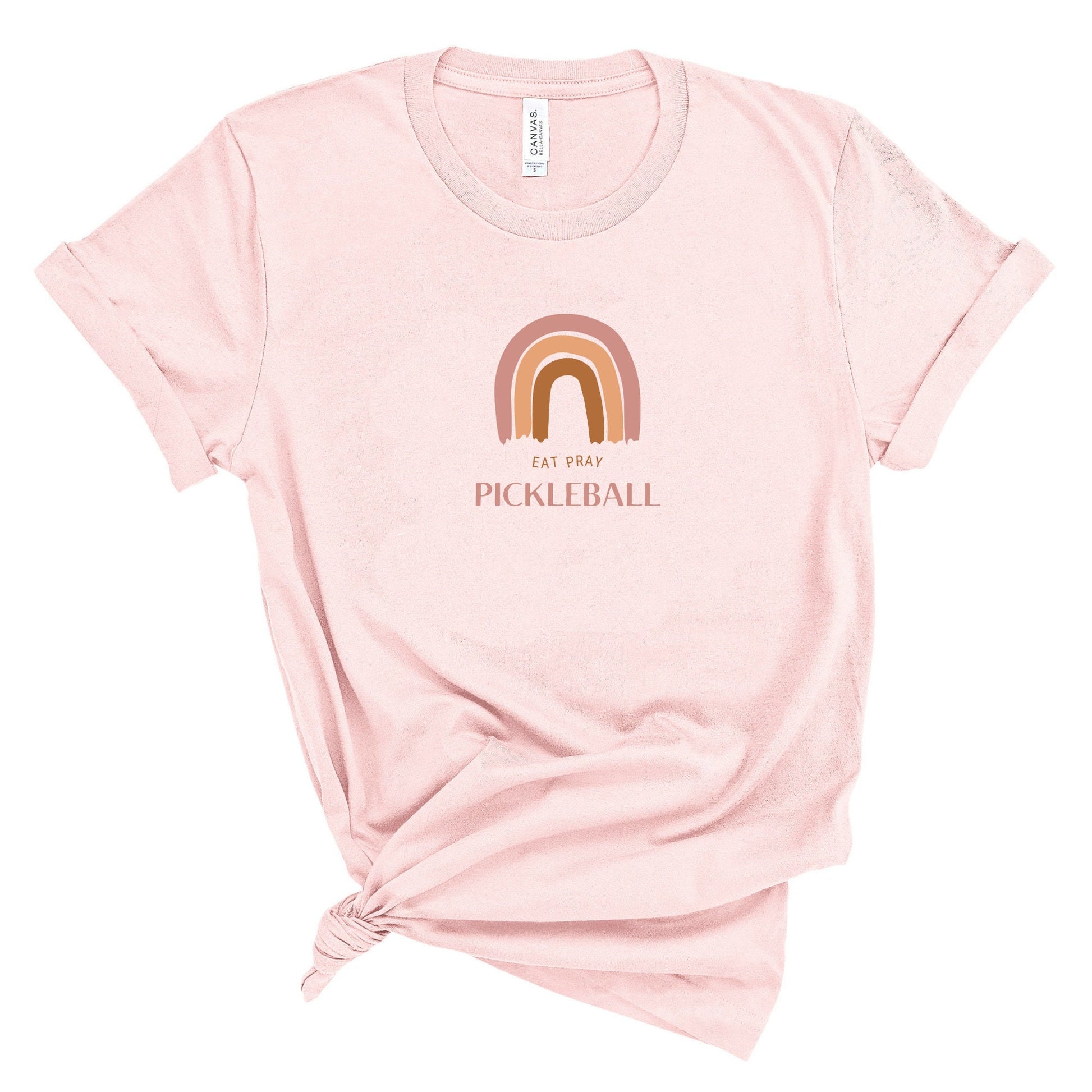 Eat Pray Pickleball | Cute Pickleball Shirts Short Sleeve Unisex Tee | Women's and Men's Pickleball Shirt | Best Pickleball Gifts