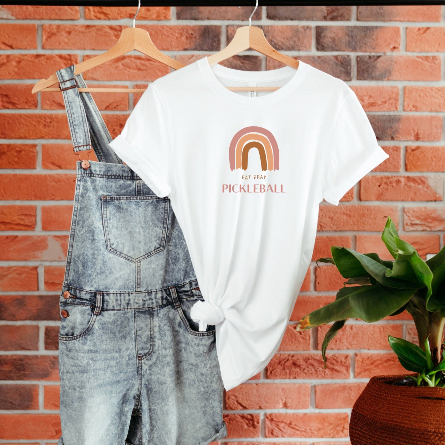 Eat Pray Pickleball | Cute Pickleball Shirts Short Sleeve Unisex Tee | Women's and Men's Pickleball Shirt | Best Pickleball Gifts