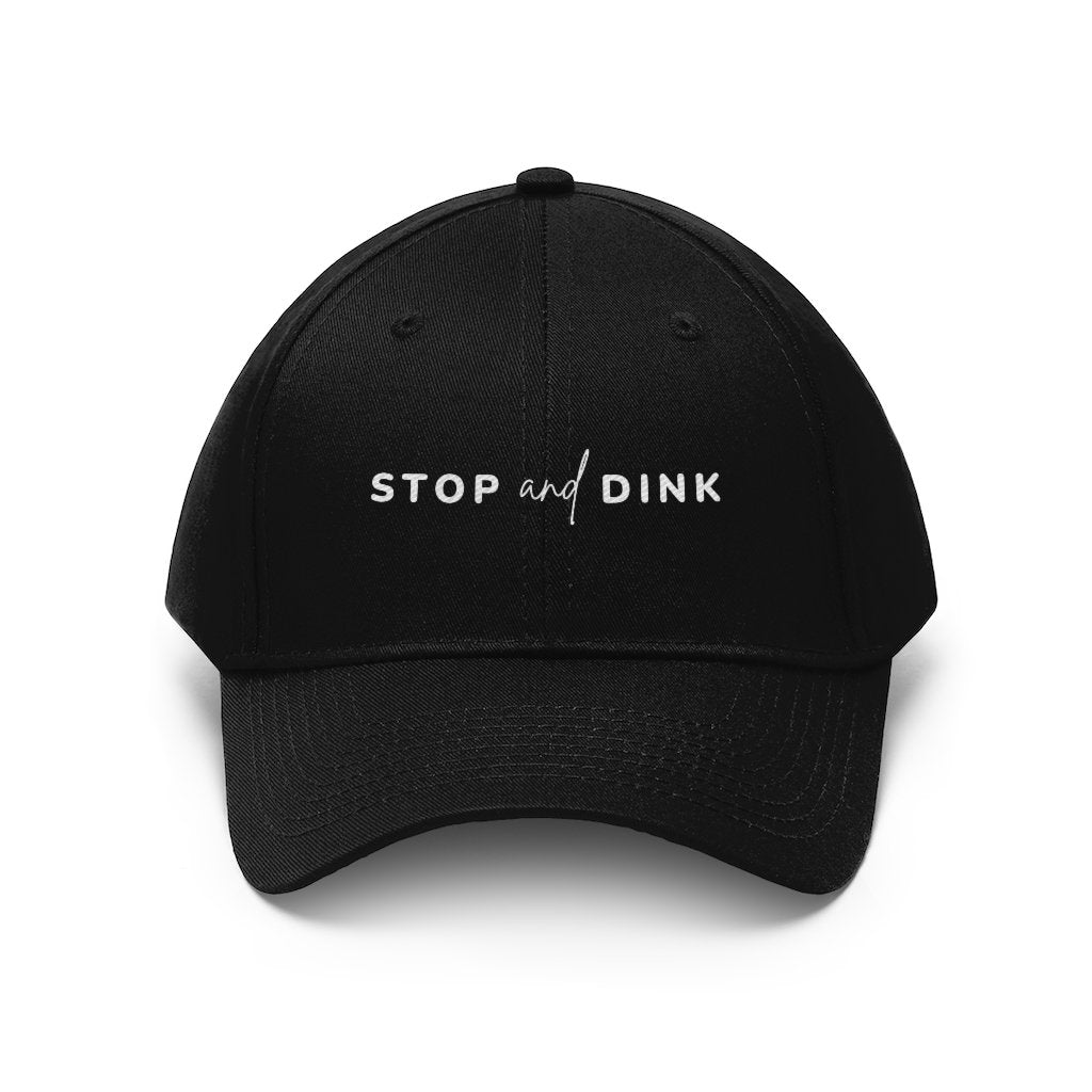 Stop and Dink Pickleball Hat | Funny Pickleball Hats | Punny Pickleball Cap | Best Pickleball Gifts