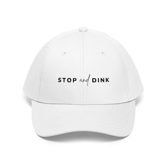 Stop and Dink Pickleball Hat | Funny Pickleball Hats | Punny Pickleball Cap | Best Pickleball Gifts