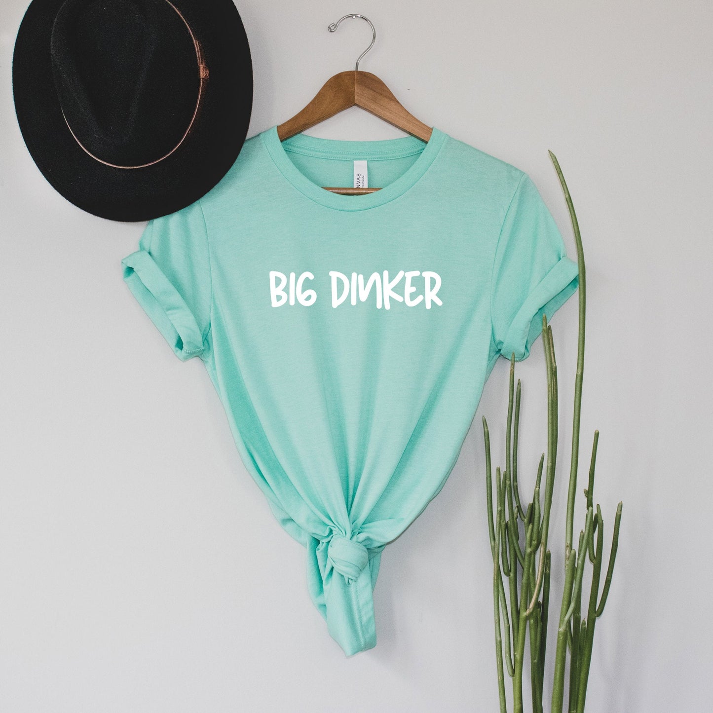 Big Dinker Pickleball Shirt | Funny Pickleball Short Sleeve Tees | Women's and Men's Pickleball T-Shirts | Modern Pickleball Gifts & Apparel