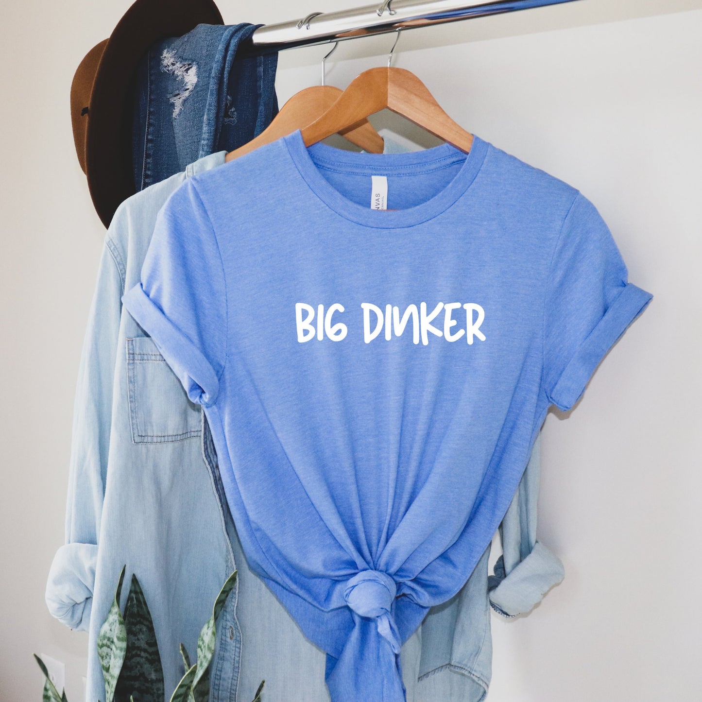Big Dinker Pickleball Shirt | Funny Pickleball Short Sleeve Tees | Women's and Men's Pickleball T-Shirts | Modern Pickleball Gifts & Apparel