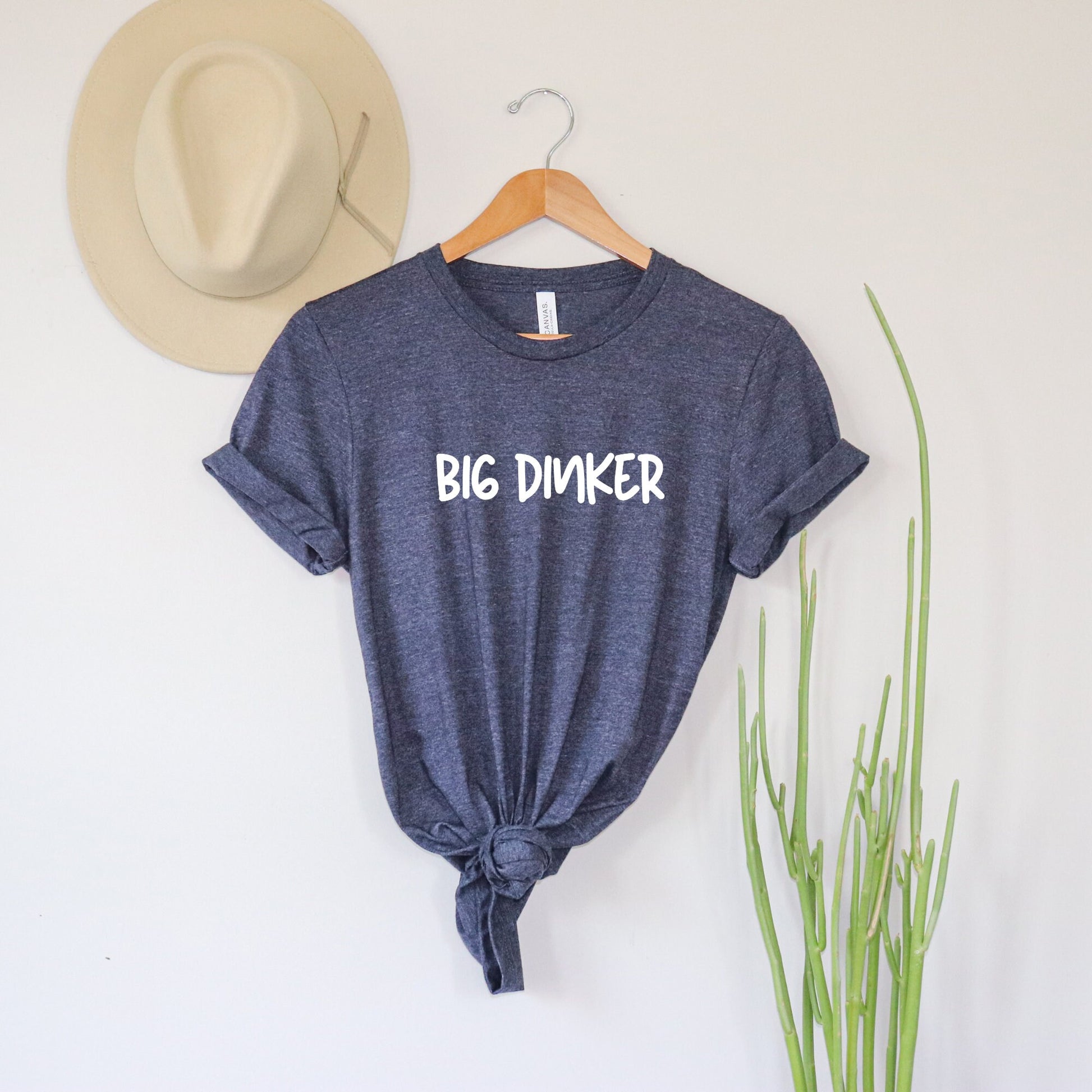 Big Dinker Pickleball Shirt | Funny Pickleball Short Sleeve Tees | Women's and Men's Pickleball T-Shirts | Modern Pickleball Gifts & Apparel