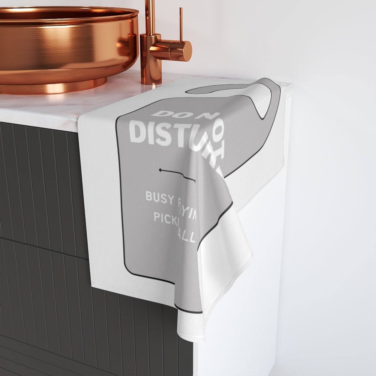 Do Not Disturb Busy Playing Pickleball Hand Towel | Sports Towel | Sweat Absorbent Cloth | Pickle Ball Fabric | Pickleball Towels