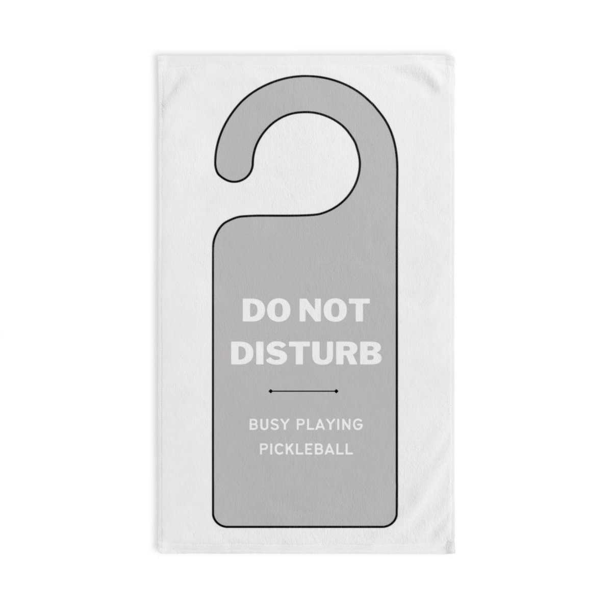 Do Not Disturb Busy Playing Pickleball Hand Towel | Sports Towel | Sweat Absorbent Cloth | Pickle Ball Fabric | Pickleball Towels