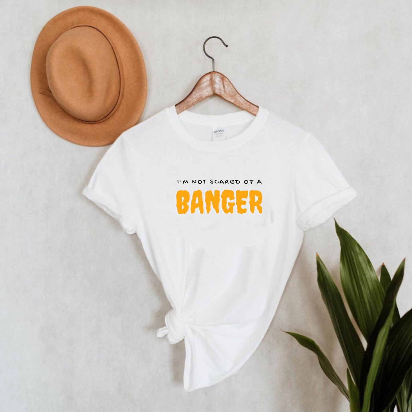 I'm Not Scared of a Banger Pickleball Shirt | Punny Halloween Pickleball T-Shirt | Women's and Men's Pickleball Tees | Best Pickleball Gifts