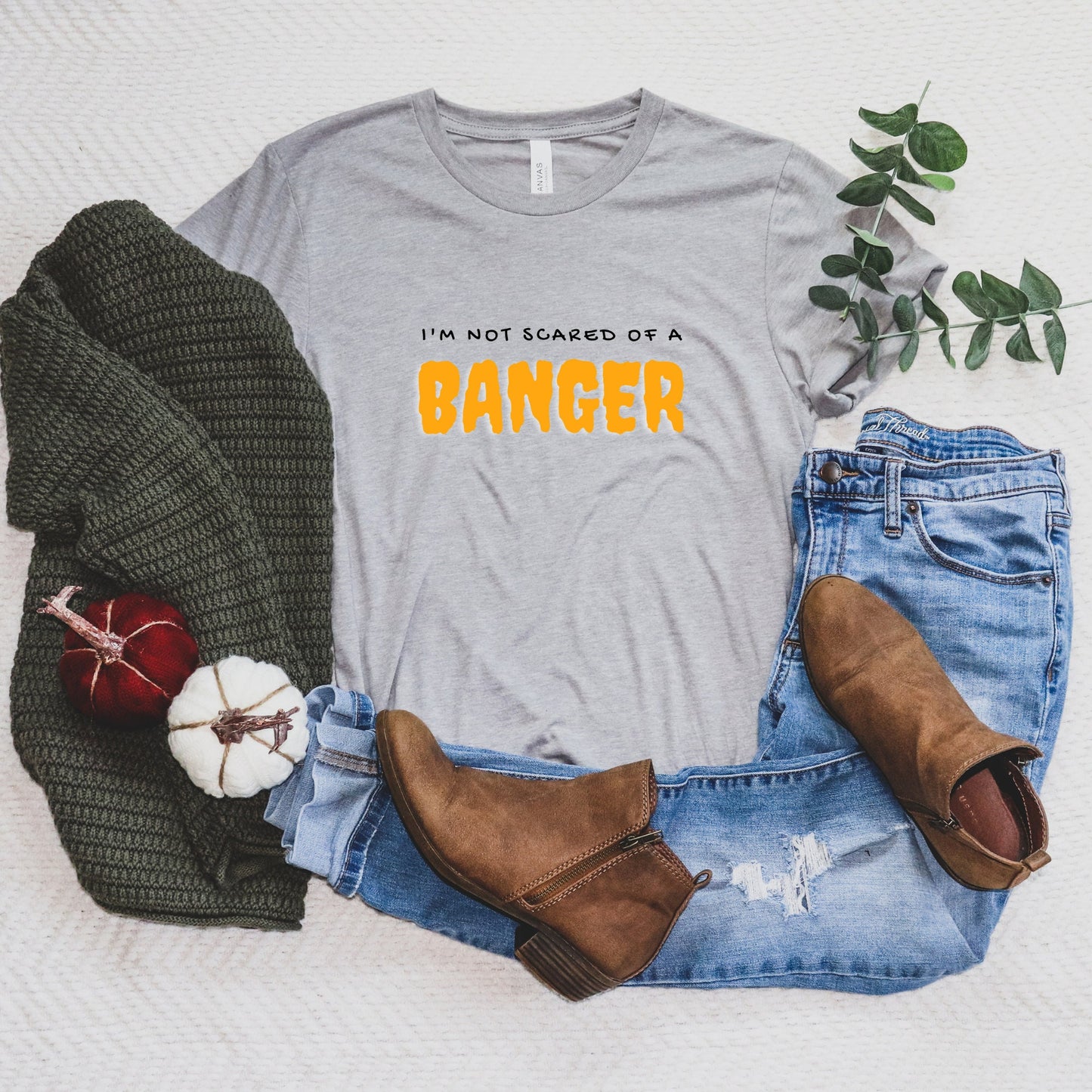 I'm Not Scared of a Banger Pickleball Shirt | Punny Halloween Pickleball T-Shirt | Women's and Men's Pickleball Tees | Best Pickleball Gifts