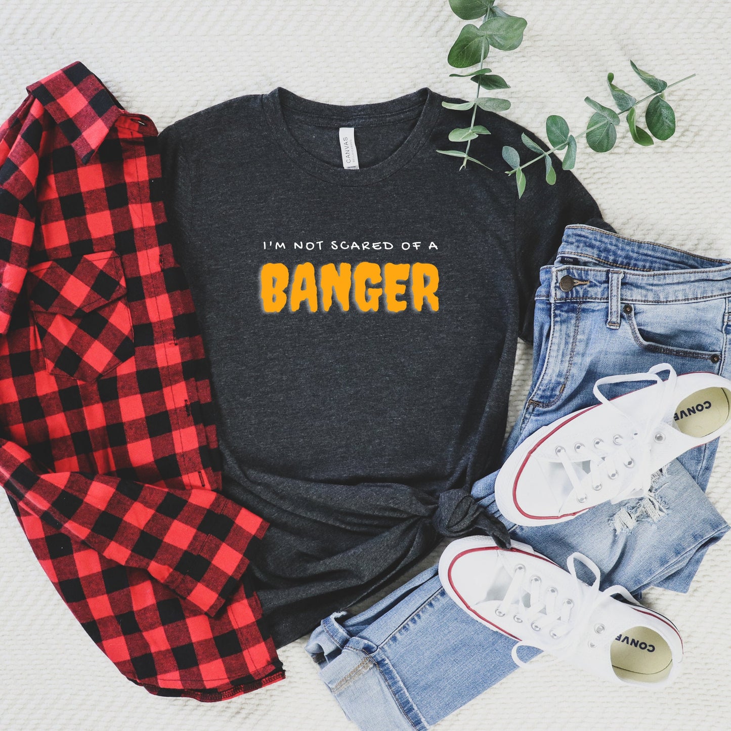 I'm Not Scared of a Banger Pickleball Shirt | Punny Halloween Pickleball T-Shirt | Women's and Men's Pickleball Tees | Best Pickleball Gifts
