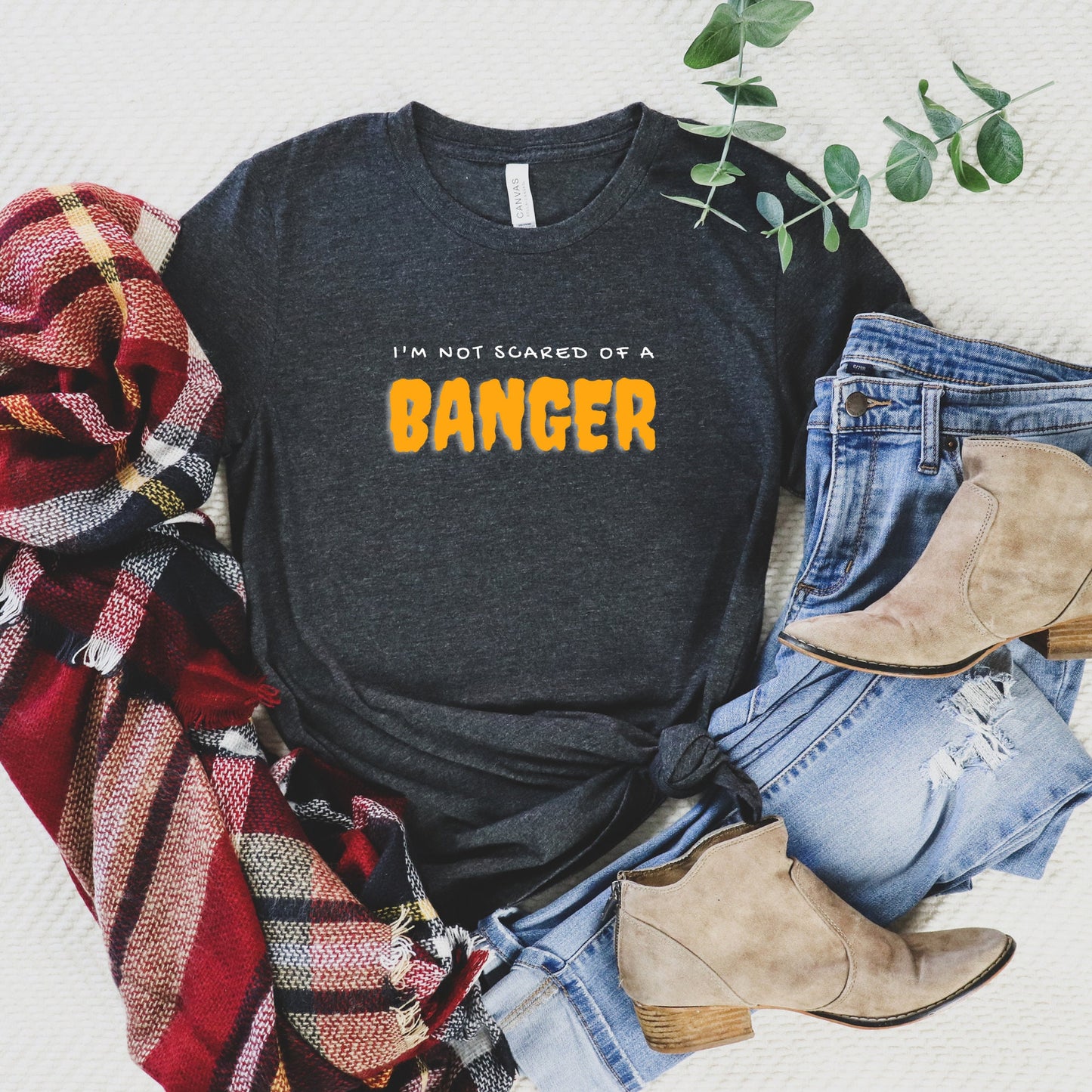 I'm Not Scared of a Banger Pickleball Shirt | Punny Halloween Pickleball T-Shirt | Women's and Men's Pickleball Tees | Best Pickleball Gifts