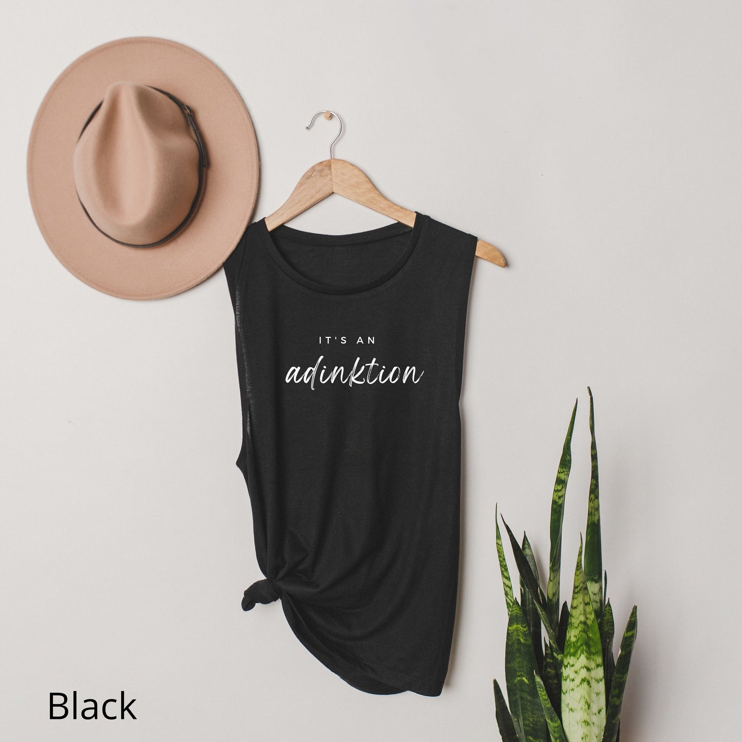 It's an Adinktion Pickle-ball Tank Top | Modern Punny Pickleball Tees | Women's Flowy Scoop Muscle Tank | Best Pickle ball Gifts and Shirts