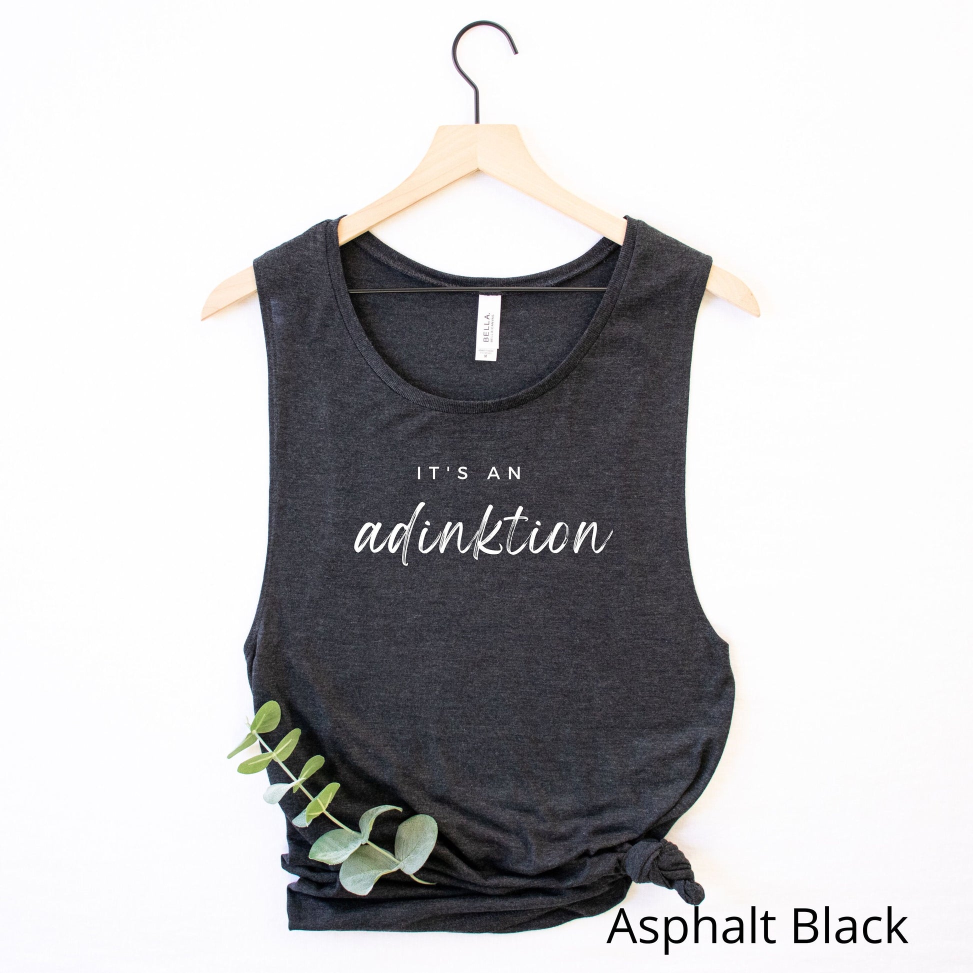 It's an Adinktion Pickle-ball Tank Top | Modern Punny Pickleball Tees | Women's Flowy Scoop Muscle Tank | Best Pickle ball Gifts and Shirts
