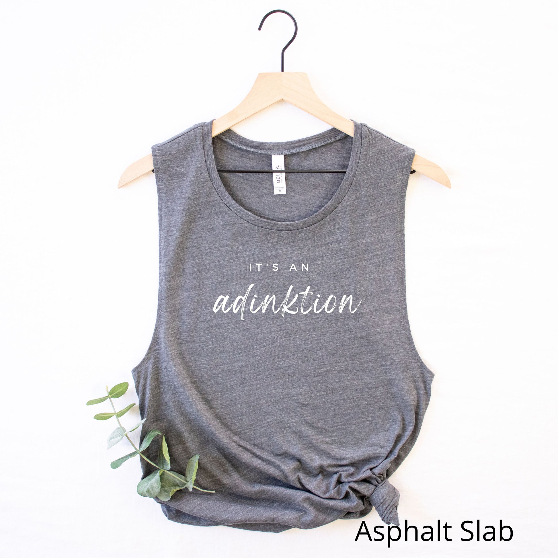 It's an Adinktion Pickle-ball Tank Top | Modern Punny Pickleball Tees | Women's Flowy Scoop Muscle Tank | Best Pickle ball Gifts and Shirts