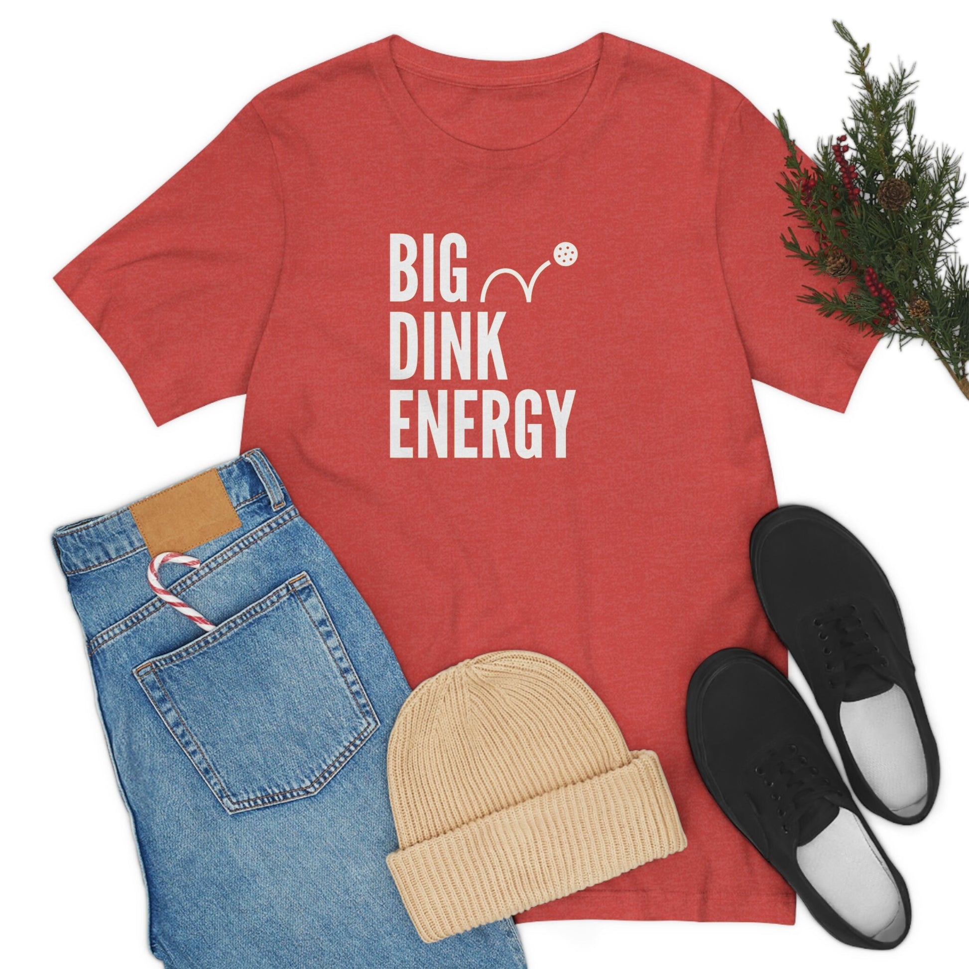 Big Dink Energy Pickle ball T-Shirt | Modern Punny Pickleball Unisex Tee | Women's and Men's Pickleball Shirt | Best Pickleball Gifts