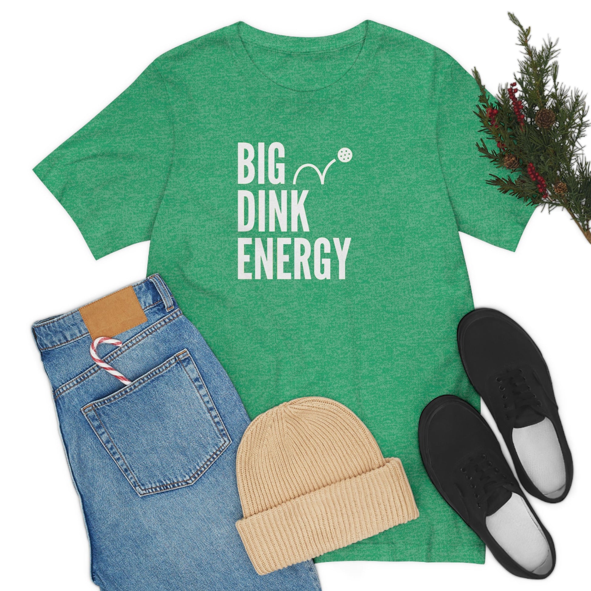 Big Dink Energy Pickle ball T-Shirt | Modern Punny Pickleball Unisex Tee | Women's and Men's Pickleball Shirt | Best Pickleball Gifts