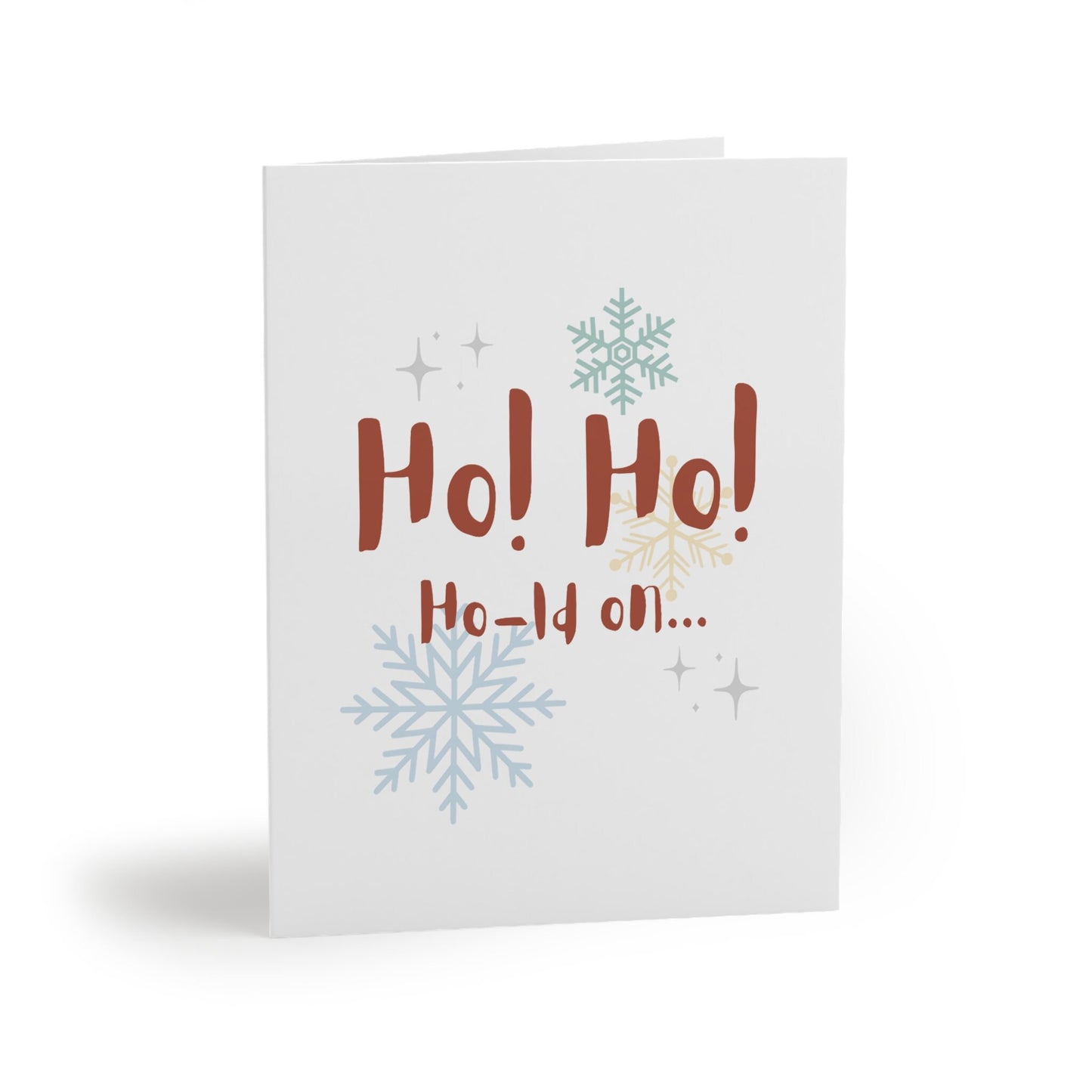 Ho Ho Hold On... What's the Score Again? Funny Pickleball Christmas Greeting Card | Pickleball Puns | Pickleball Santa Xmas Holiday Cards