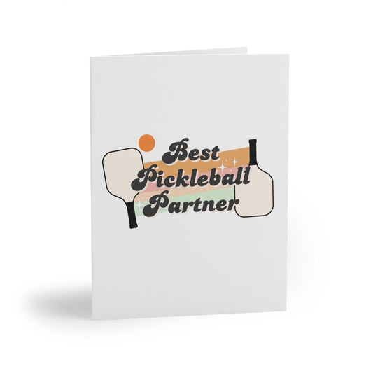 Best Pickleball Partner Thank You Greeting Card