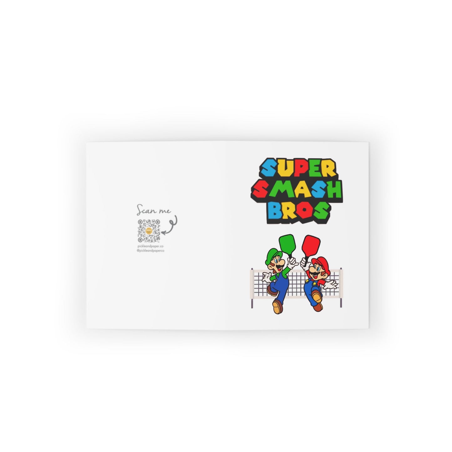 Super Smash Bros Pickleball Greeting Card