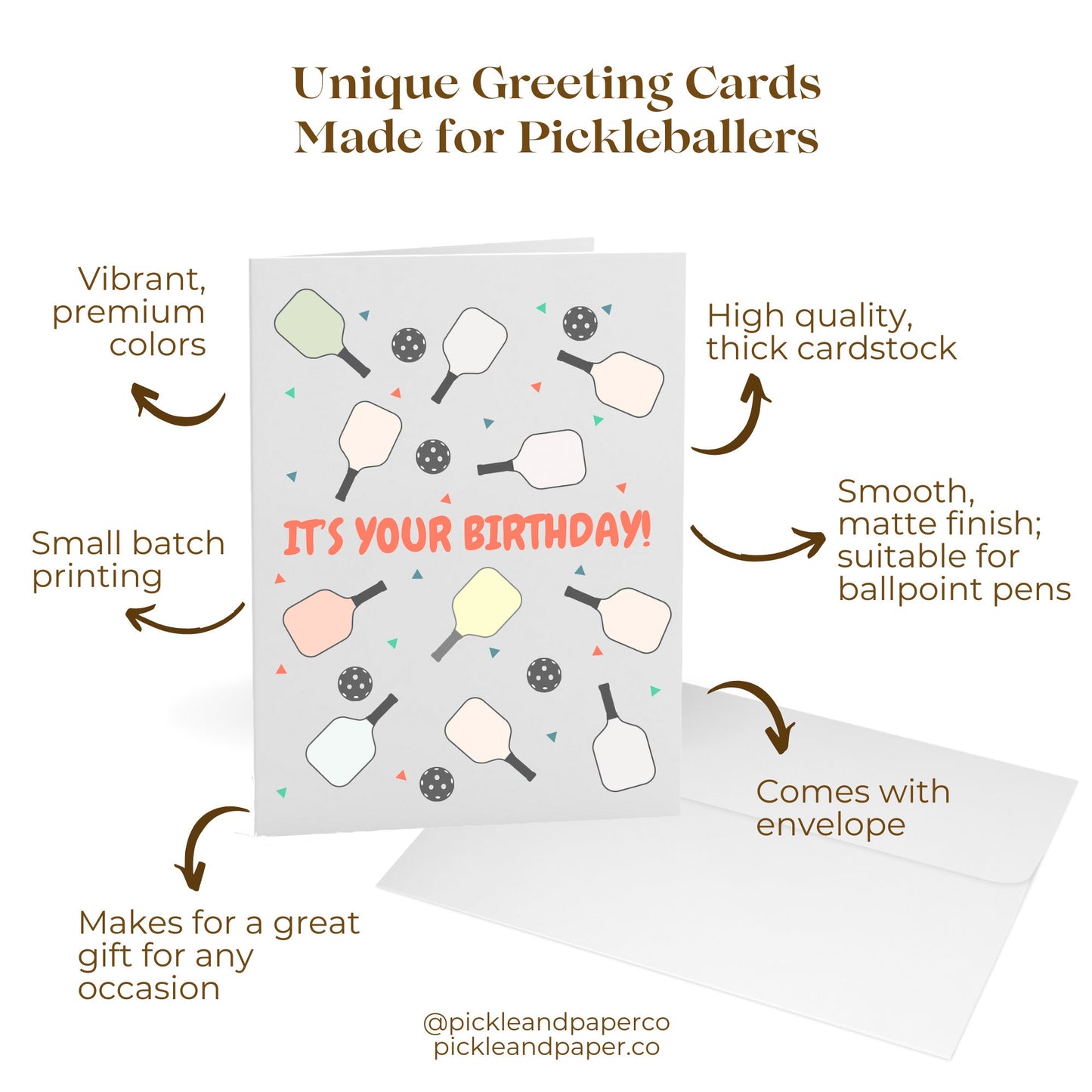 It's Your Birthday Carpe Dink-Em Pickleball Greeting Card