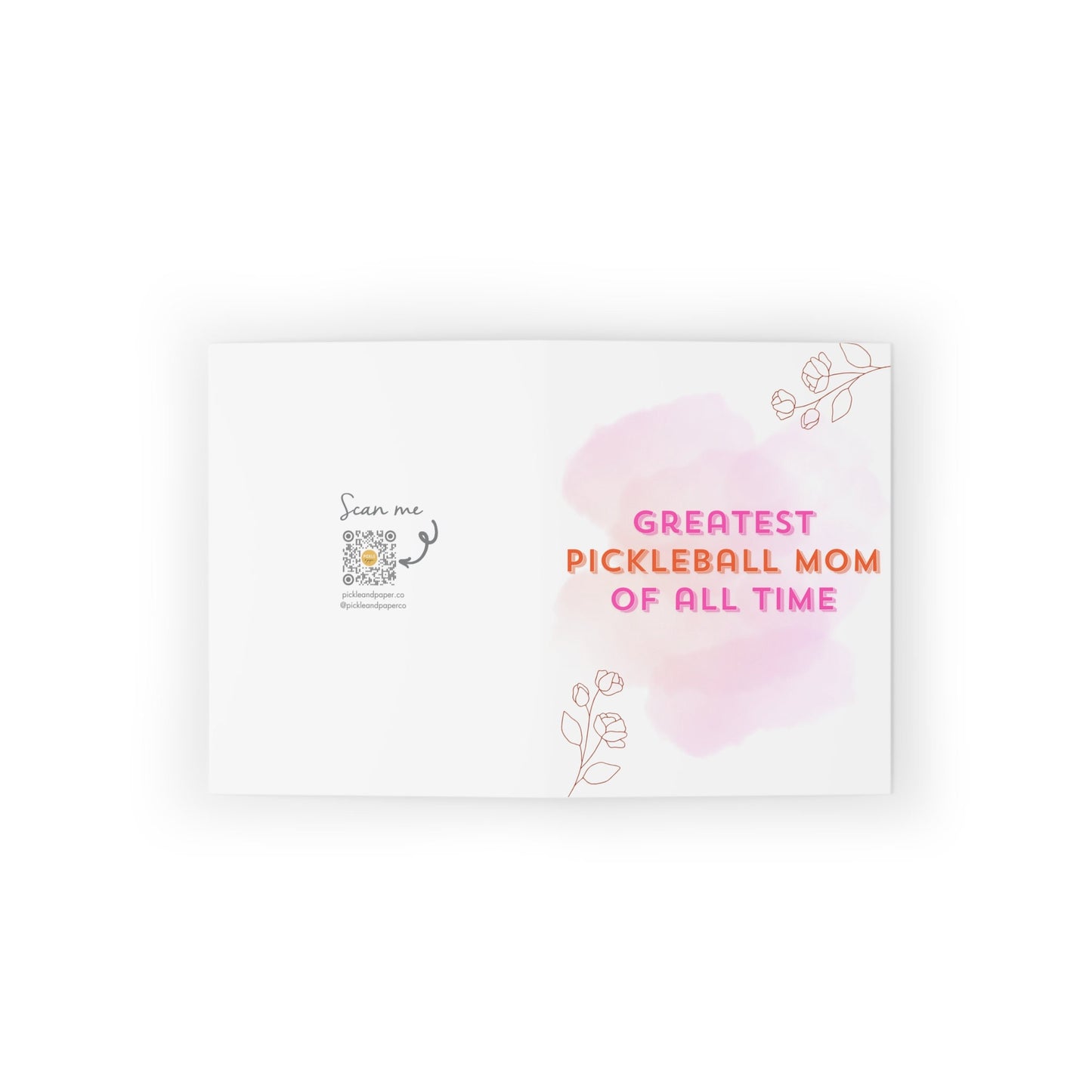 Greatest Pickleball Mom of All Time Greeting Card