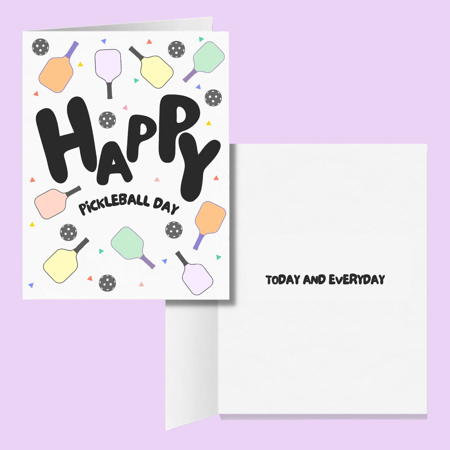 Happy Pickleball Day Greeting Card