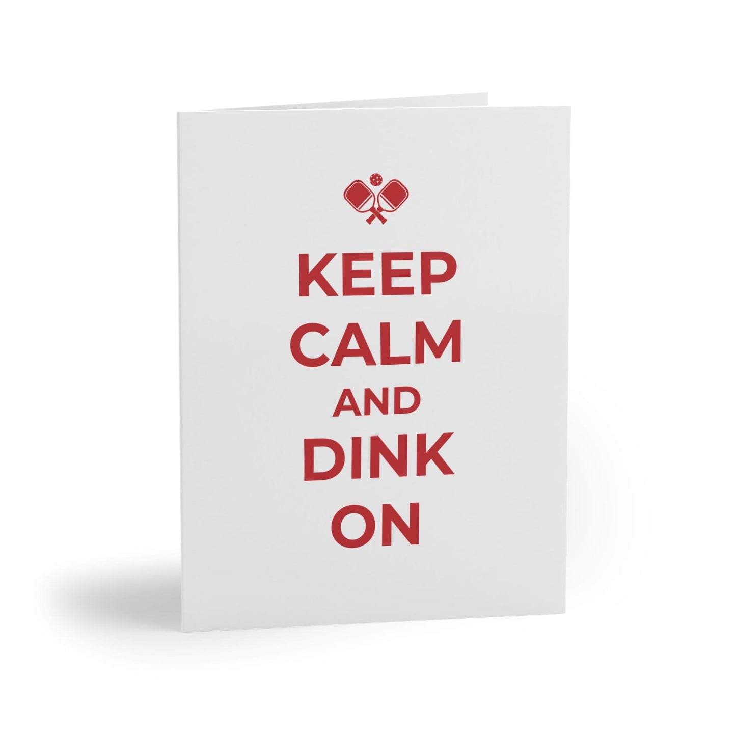 Keep Calm and Dink On Pickleball Greeting Card