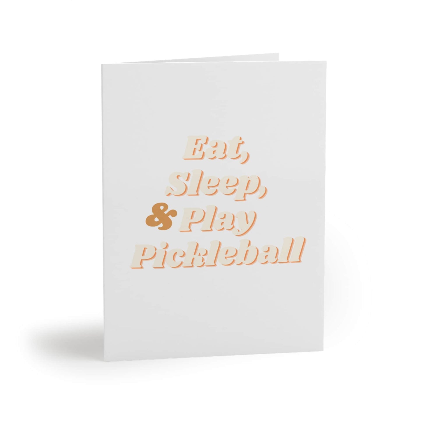 Eat, Sleep & Play Pickleball Happy Birthday Greeting Card