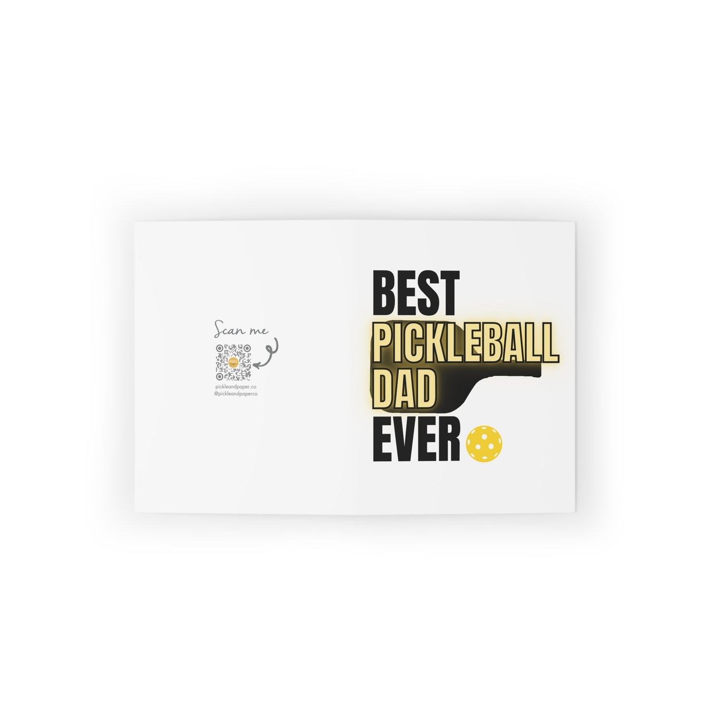 Best Pickleball Dad Ever Greeting Card