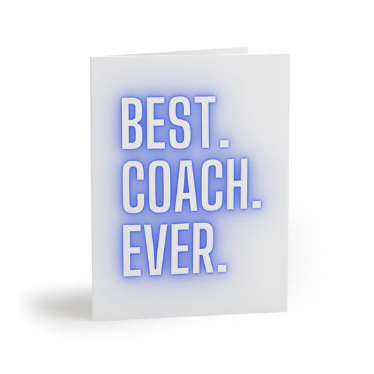 Best Coach Ever Pickleball Greeting Card