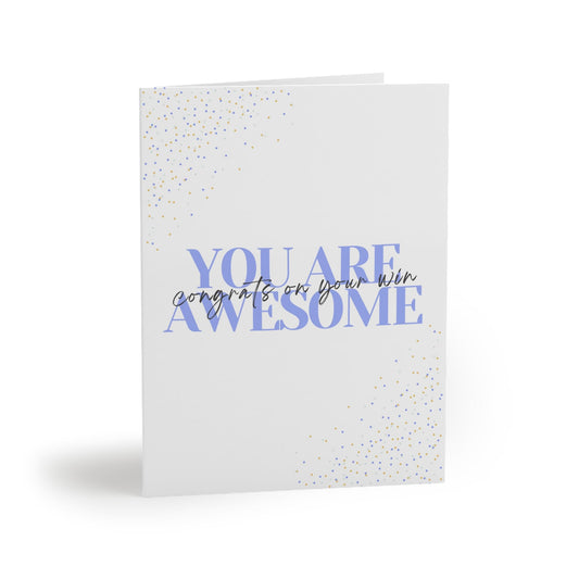 You Are Awesome Congrats On Your Win Pickleball Greeting Card