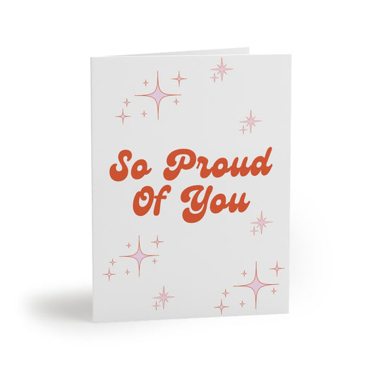 So Proud Of You Pickleball Greeting Card