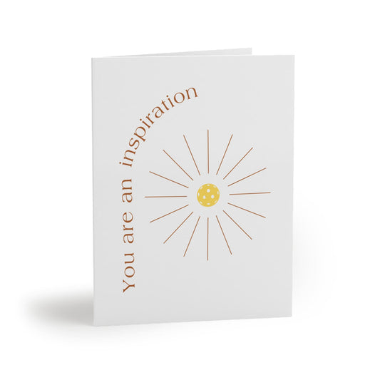 You Are An Inspiration Pickleball Greeting Card